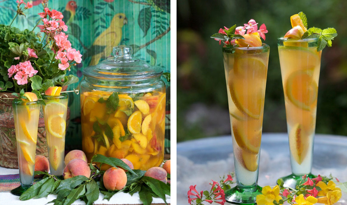 peach sangria
