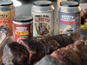 Russ Jaques, a BBQ artisan from Kent, England, and founder of Smokey Rebel.