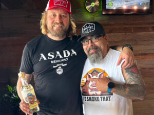 Russ Jaques, a BBQ artisan from Kent, England, and founder of Smokey Rebel.